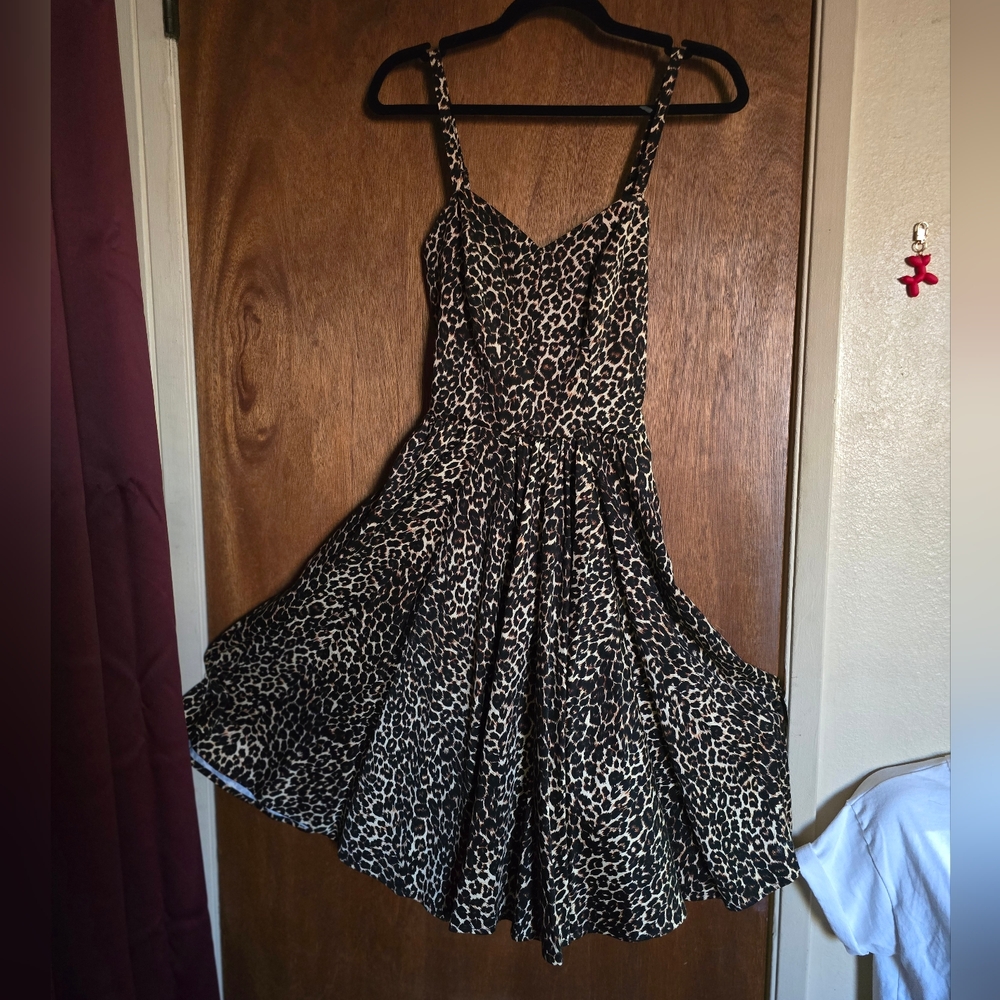 NWT pinup couture leopard dress